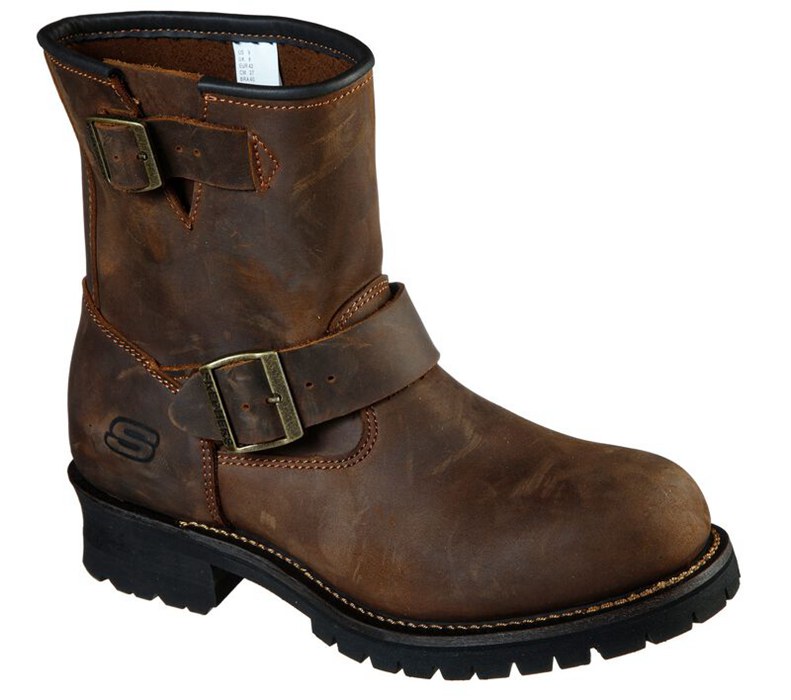 Skechers Herr Bruna Stövlar - Cascades - Talsen - Sverige (NZSQI-4280)